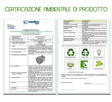 Certificazione Ambientale di Prodotto